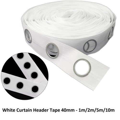 Curtain header tape - header, with