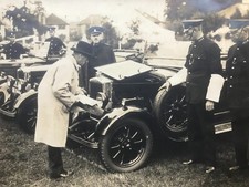 1934 Metropolitan Police Press Photograph Police Cars / Malcolm Campbell