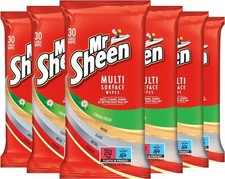 Mr Sheen Multi-Surface Wipes - 30 Wipes 6 Pack