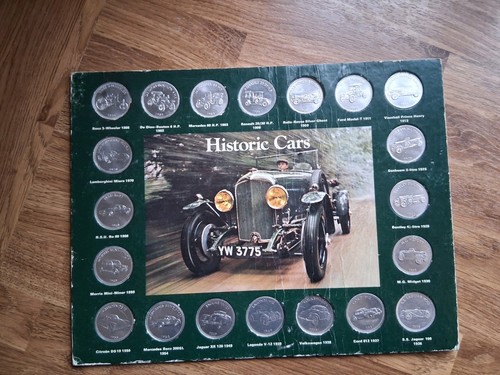 Historic cars coin collection - historic,