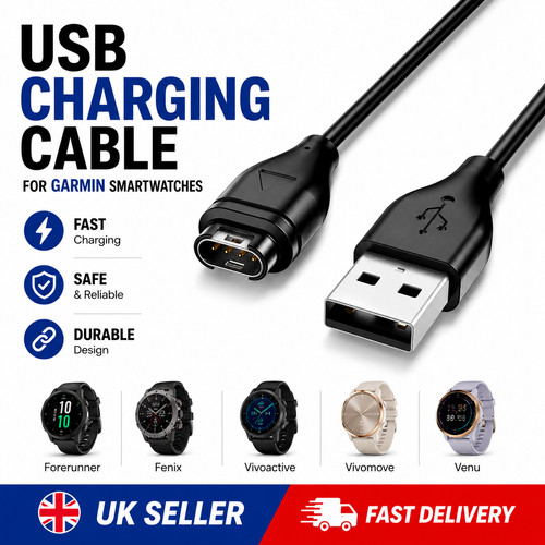 Garmin watch charger cable - watch,