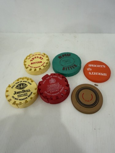 Vintage beer keg cap covers - keg,