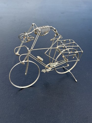 Unique cyclist figurine - cyclist,