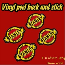 Stanley tools vinyl sticker - stanley,