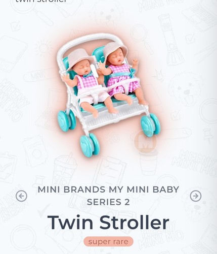 Mini twin baby dolls playset - mini,