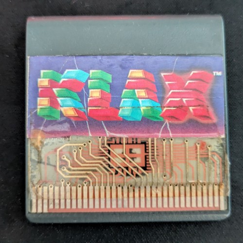 Atari lynx video game klax - atari,