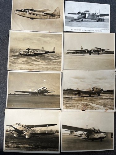 Old aeroplane postcards - old,