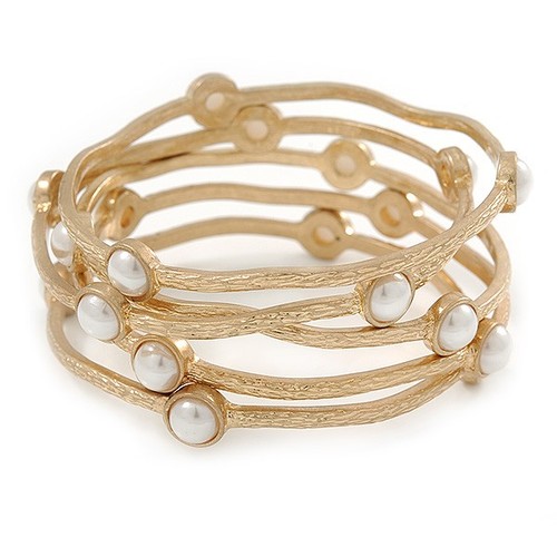 Off round etched gold tone - off,