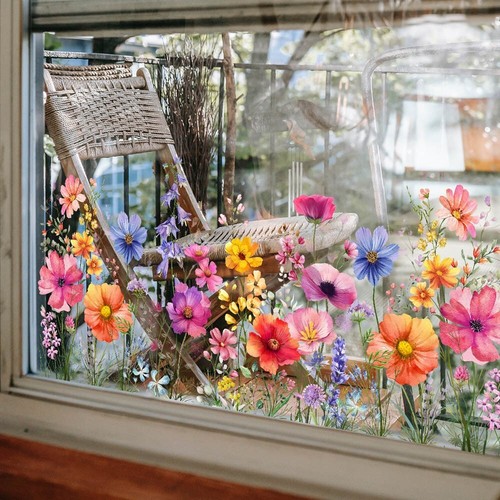Double sided colorful floral - double-sided,