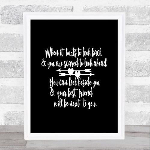 Looking ahead quote print - looking,