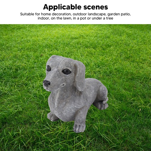 Dog statues outdoor garden - dog,