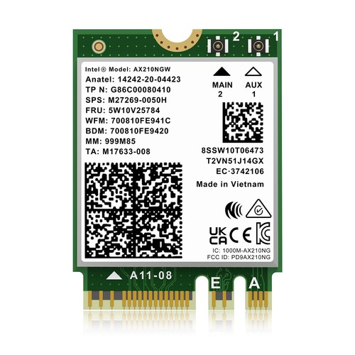 Wifi wireless card intel - 6e,
