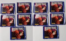 10x PANINI NBA BASKETBALL 96 97 SEALED STICKER PACK booster wax card jordan