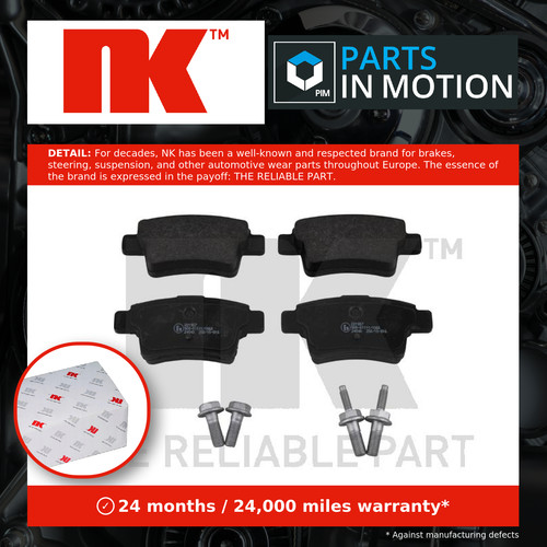 Brake pads set fits citroen - fits, c4