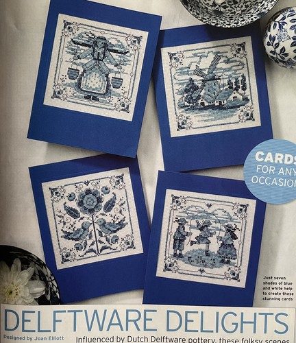 Cross stitch chart blue - chart, &