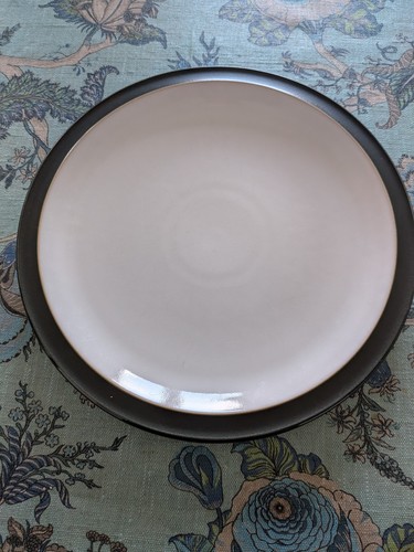 Denby jet black dinner - jet, plate