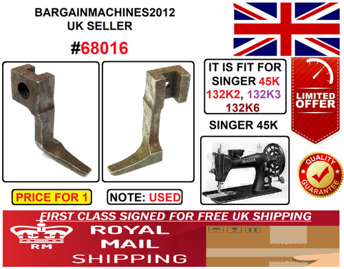 Singer 45k presser foot 68016 - presser, #68016