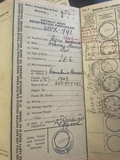 Massey Harris 1951 Combine Vintage Log Book   Collectible Memorabillia  Wall Art