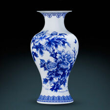 Chinese Jingdezhen Ceramics blue and white porcelain vase Antique reproduction