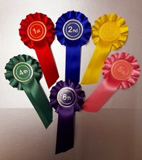 1st To 6th X5 30 Rosettes Dog