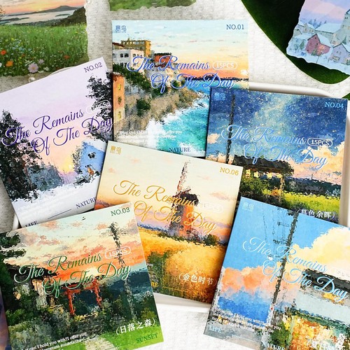 15pcs pet stickers beach - 15pcs, cloud