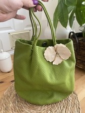 Furla Womens green leather