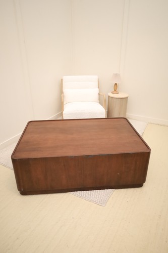 Dark wood rectangular - wood, coffee