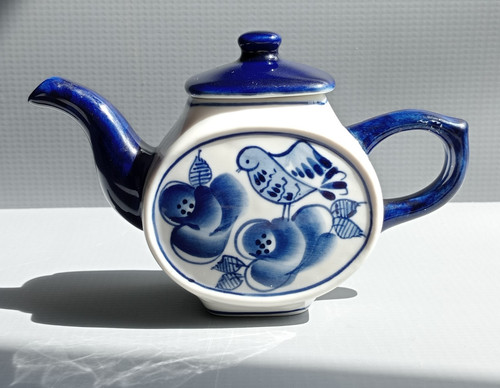 Vintage gzhel porcelain - gzhel,