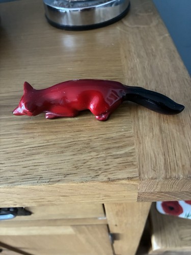 Royal doulton flambé - doulton(flambé, fox