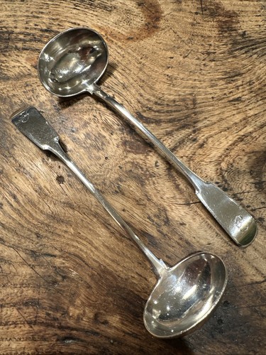 Pair antique ladles scottish - ladles,