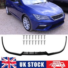For Seat Leon FR Cupra R Lip 3 PCS Front Bumper Splitter Spoiler Lip + Screws UK