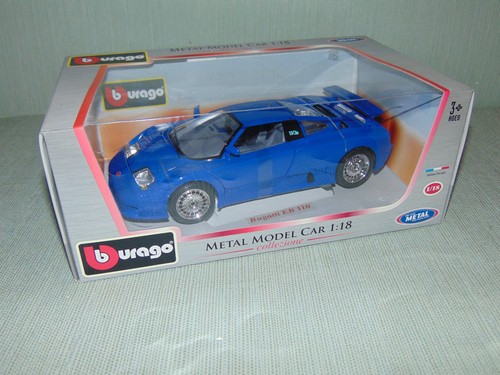 Burago bugatti 110 - 110, blue