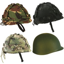 US ARMY M1 REPLICA HELMET COVER COMBAT HAT BOYS ADULTS MTP CAMO WW2 COSPLAY UK