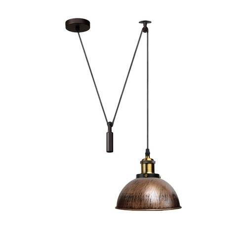 Pulley dome pendant light - pulley,
