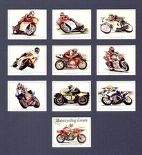 MOTORCYCLING GREATS Collectors Card Set - Carl Fogarty Barry Sheene Phil Reed GP