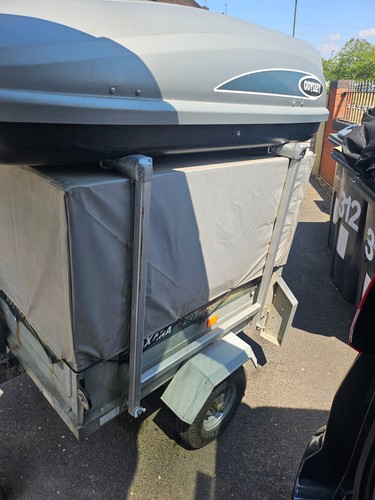 Camping trailer with top - camping,