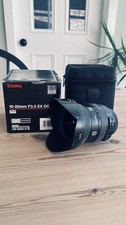Sigma EX 10-20mm f/3.5 HSM DC