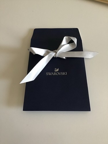 Swarovski empty gift bag navy - swarovski,