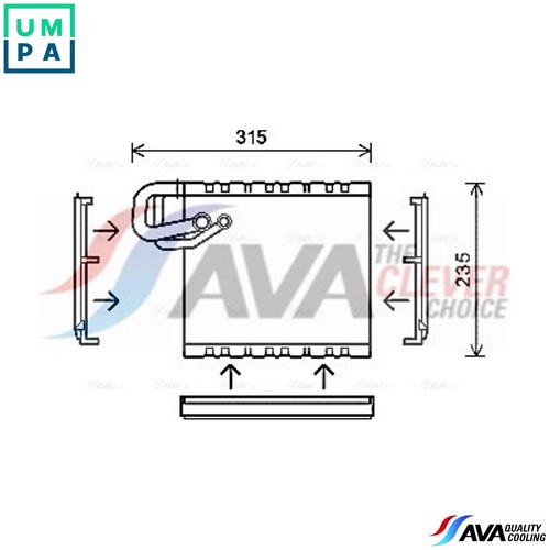 Evaporator air conditioning - evaporator,