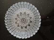 Stunning Antigue Cut Glass Decorative Bowl Absolutely Perfect Condition No Chips