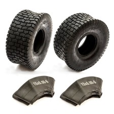 2x Tyre 15x6.00-6 & Inner Tube