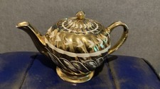 Vintage Sadler Golden Teapot