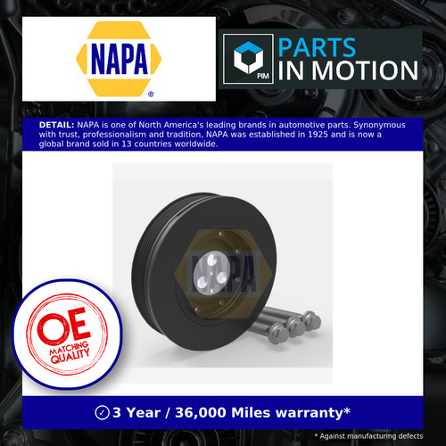 Crankshaft pulley fits - pulley,