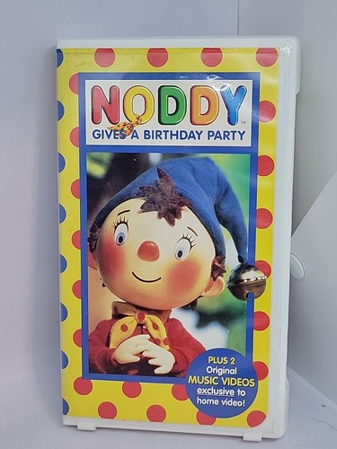 Noddy gives birthday party - gives, a