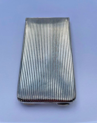 Silver cigarette case 1899