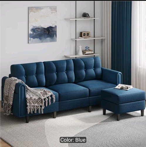 Modern velvet shaped - velvet, l-shaped