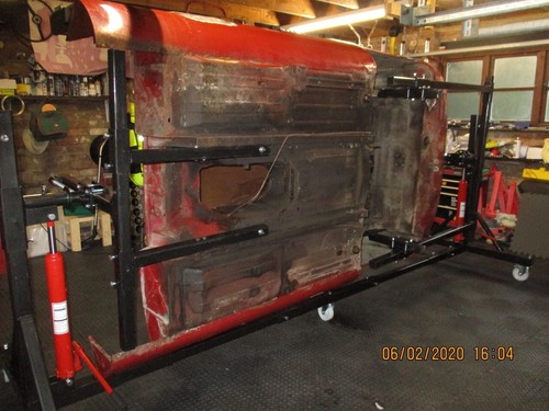 Hydraulic car rollover - , jig