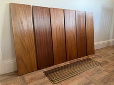 6 x LADDERAX 74cm x 20cm Bookcase Shelves + Supports - Good Used Condition