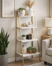 Ladder Shelf 4 Tier Narrow