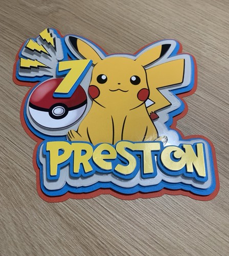 Pokemon cake topper - pokemon,